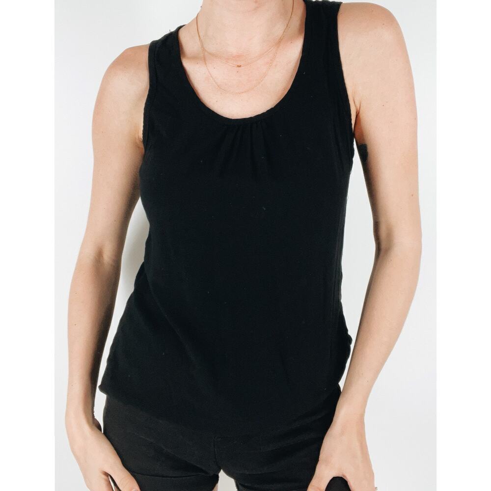 The Arte by Zenana Black Lace Back Sleevless Tank Top Size Small